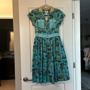 NWT - Disney dress shop -jungle cruise print